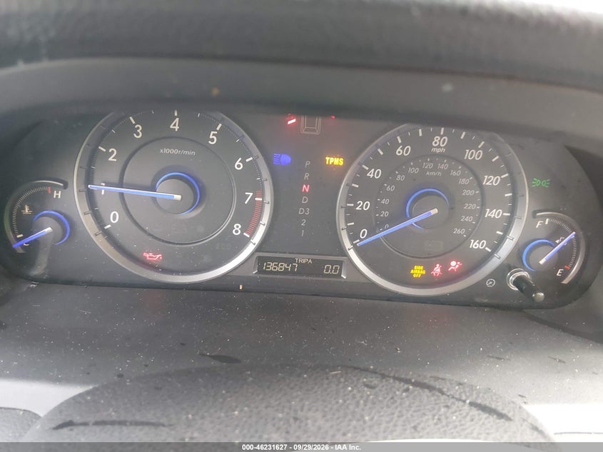 HONDA ACCORD CROSSTOUR 2011 VIN 5J6TF2H57BL002136