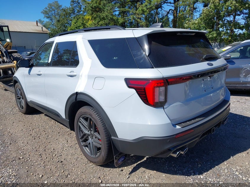 Vin: 1fmwk8gc6tgb40323, lot: 46731632, ford explorer st 20263