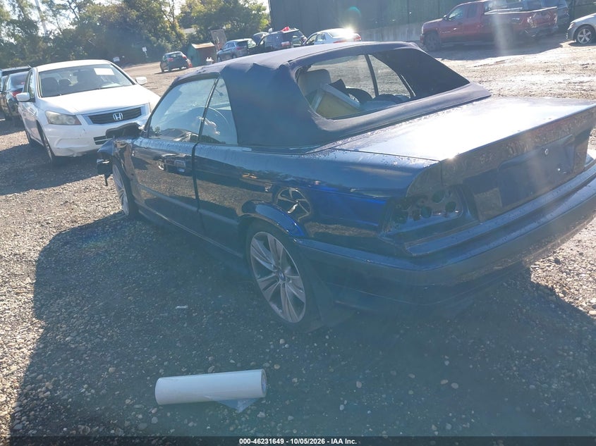 BMW 328IC 1997 VIN WBABK8329VET97813