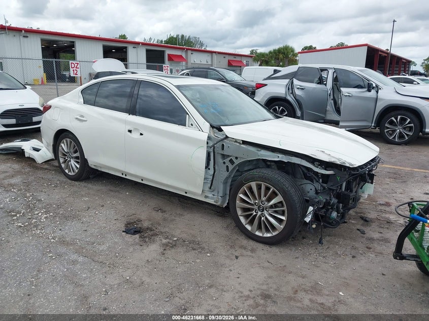 Vin: jn1ev7bp6mm702366, lot: 46731662, infiniti q50 luxe 20211