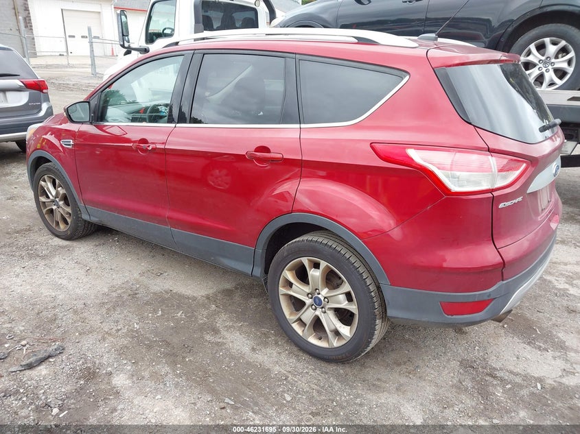 Vin: 1fmcu9jx8fuc18573, lot: 46731689, ford escape titanium 20153