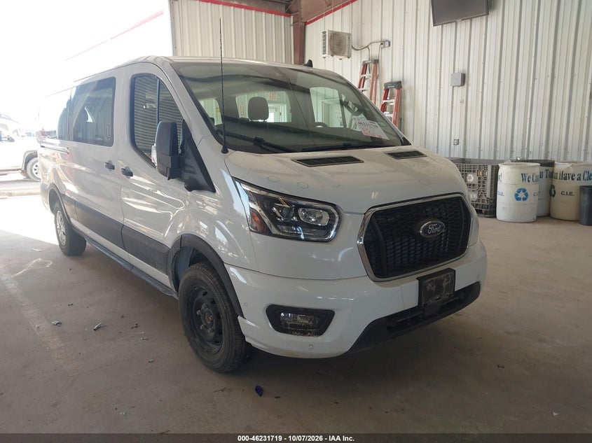 Vin: 1fbax2y82pkb08693, lot: 46731713, ford transit-350 passenger van xlt 2023 img_1