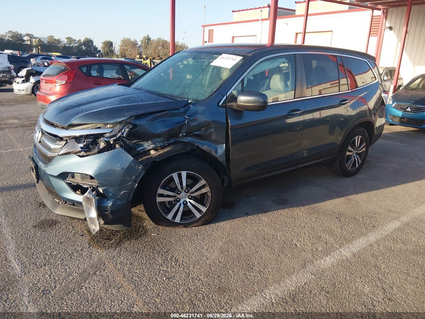 Vin: 5fnyf5h37jb021203, lot: 46731735, honda pilot ex 20182