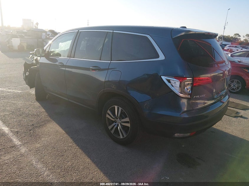 Vin: 5fnyf5h37jb021203, lot: 46731735, honda pilot ex 20183