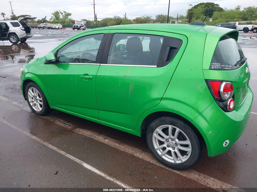 Vin: 1g1jc6sb4f4151169, lot: 46731800, chevrolet sonic lt auto 20153