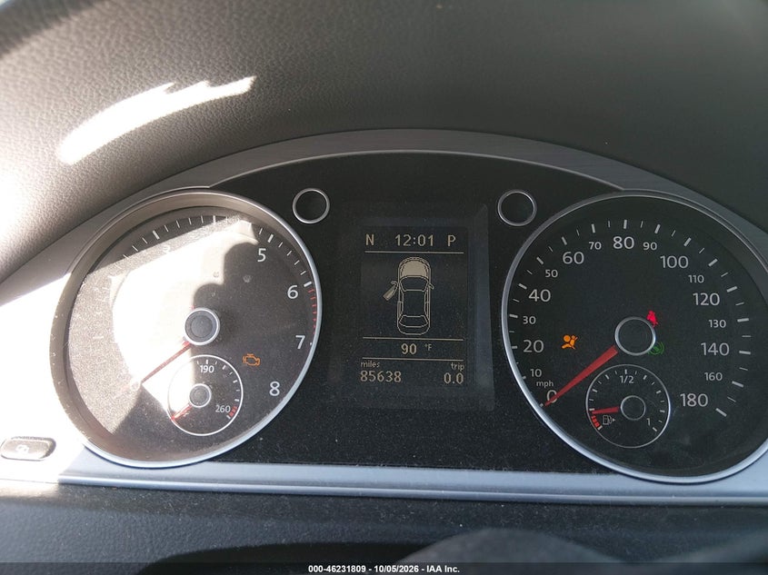VOLKSWAGEN CC 2013 VIN WVWBN7AN2DE505866