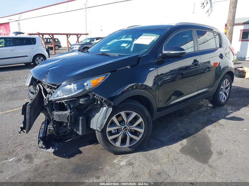 Vin: kndpbcac5e7548870, lot: 46731819, kia sportage lx 20142