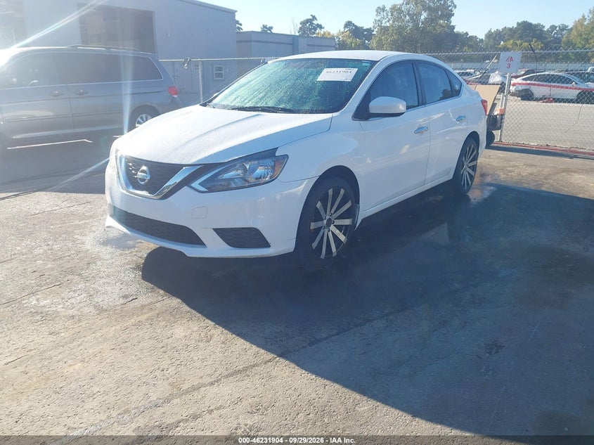Vin: 3n1ab7ap9gy314591, lot: 46731898, nissan sentra s 20162