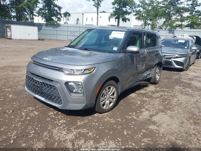 2022 Kia Soul Lx, Левый бок, IAAI, VIN KNDJ23AU3N7817107 — фото 2