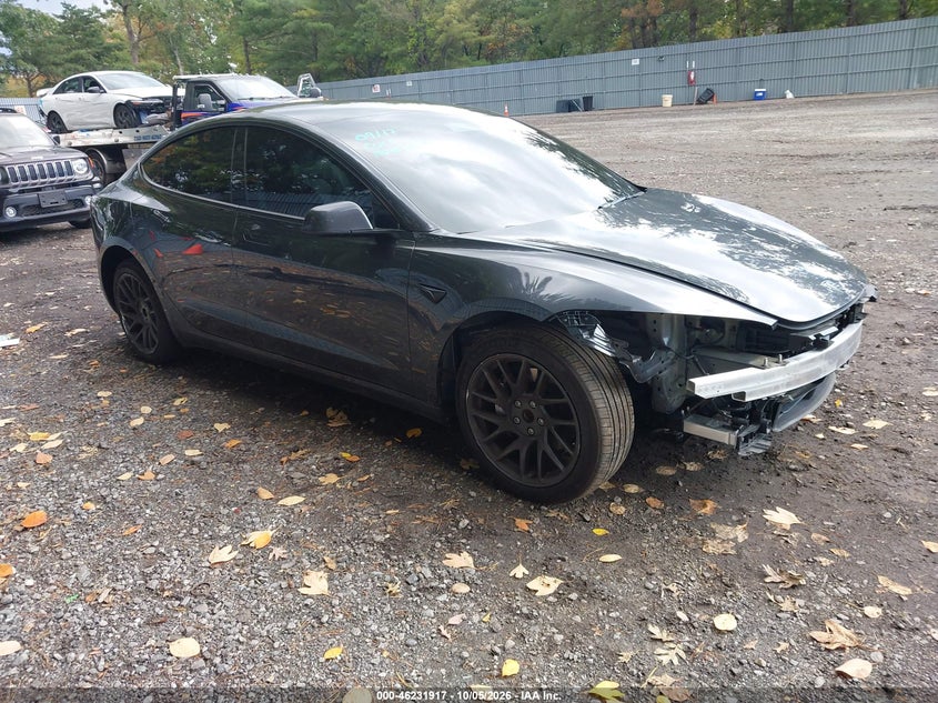 Vin: 5yj3e1eaxsf024252, lot: 46731911, tesla model 3 long range rear-wheel drive/standard rear-wheel drive 20251