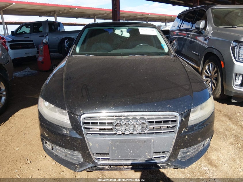 AUDI A4 2011 VIN WAUBFAFL0BN040015