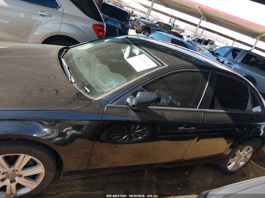 AUDI A4 2011 VIN WAUBFAFL0BN040015