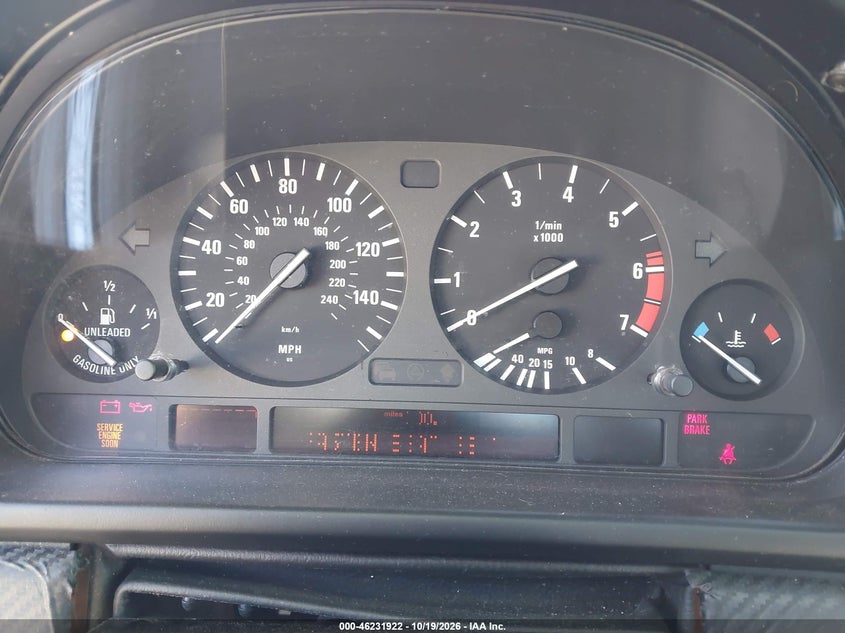 BMW 540I 2002 VIN WBADN53402GC98624