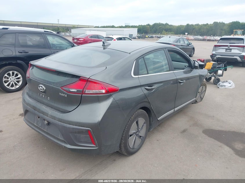 HYUNDAI IONIQ HYBRID 2022 VIN KMHC75LC9NU280184