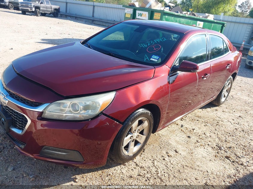 Vin: 1g11c5sl2ff220576, lot: 46731936, chevrolet malibu 1lt 20152