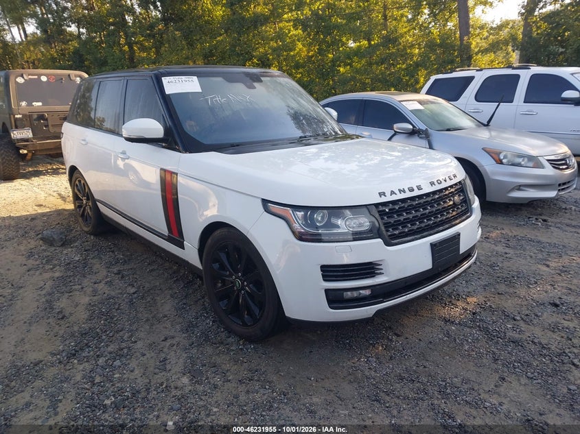 2016 LAND ROVER RANGE ROVER 3.0L V6 SUPERCHARGED HSE