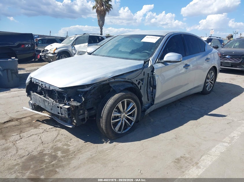 2020 Infiniti Q50 Pure, Left Front, IAAI, VIN JN1EV7APXLM200685 — photo 2