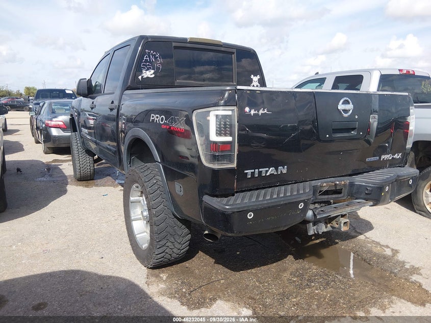 Vin: 1n6ba0ec0an315519, lot: 46732039, nissan titan pro-4x 20103