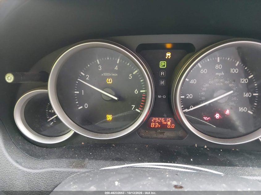 MAZDA MAZDA6 2010 VIN 1YVHZ8BA4A5M00154