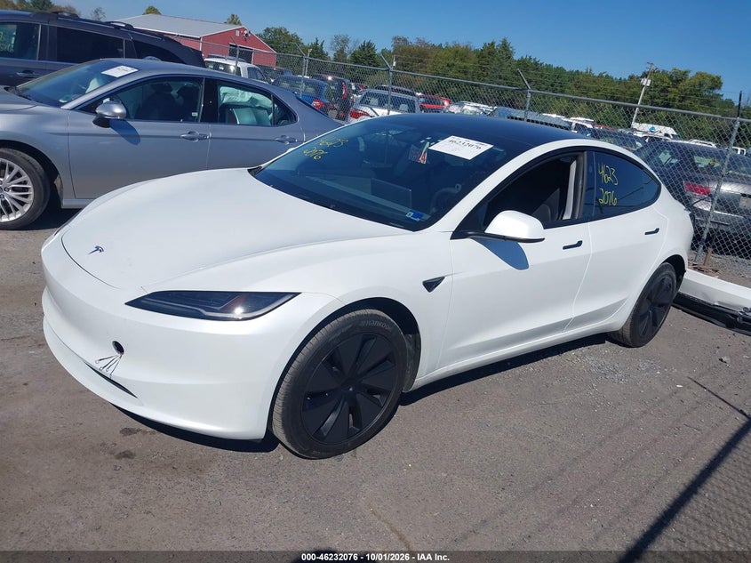 TESLA MODEL 3 2025 VIN 5YJ3E1EA3SF010354