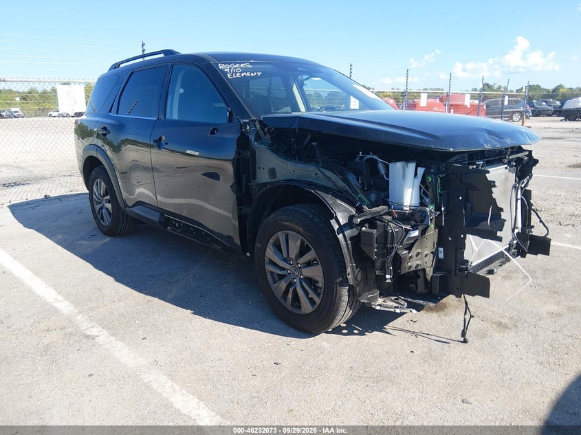 Vin: 5n1dr3be1tc212745, lot: 46732070, nissan pathfinder sv 20261
