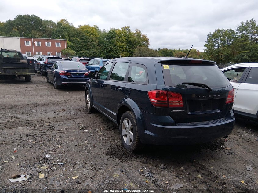 Vin: 3c4pdcab9dt578126, lot: 46732093, dodge journey american value pkg 20133