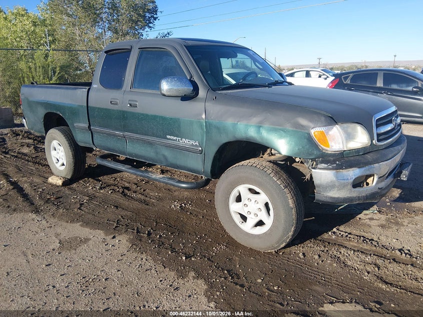 2000 Toyota Tundra Sr5 V8, Износ, IAAI, VIN 5TBBT441XYS124501