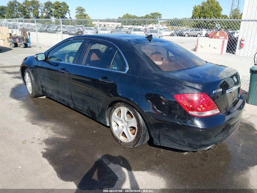 ACURA RL 2008 VIN JH4KB16558C001875