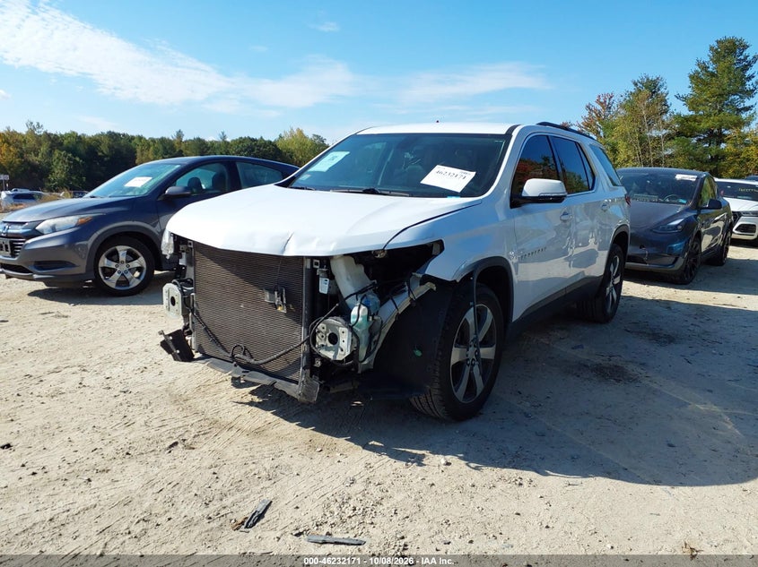 Vin: 1gnevhkw5kj196299, lot: 46732165, chevrolet traverse 3lt 20192