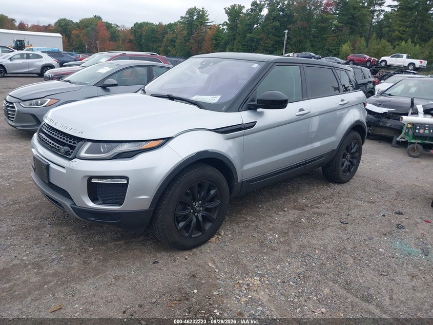 Vin: salvp2rx5kh333644, lot: 46732217, land rover range rover evoque se/se premium 20192