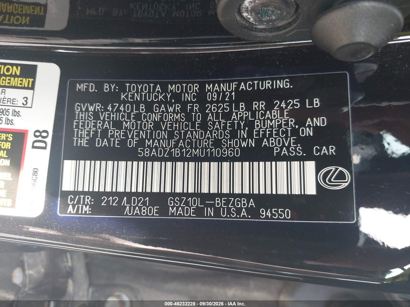 LEXUS ES 350 - zdjęcie 9