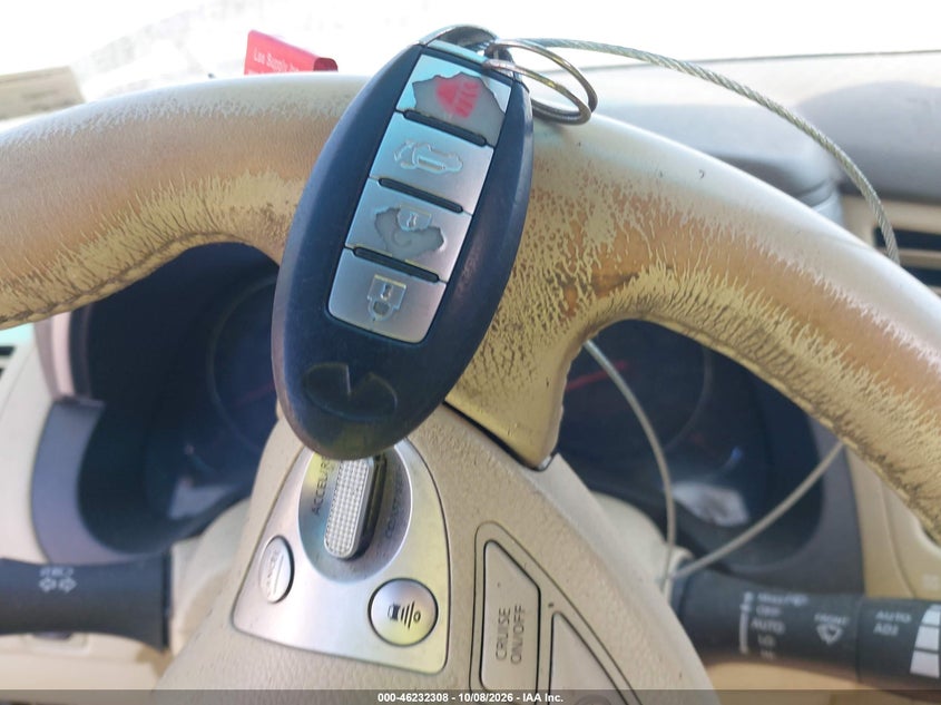 INFINITI FX35 2011 VIN JN8AS1MW2BM732455