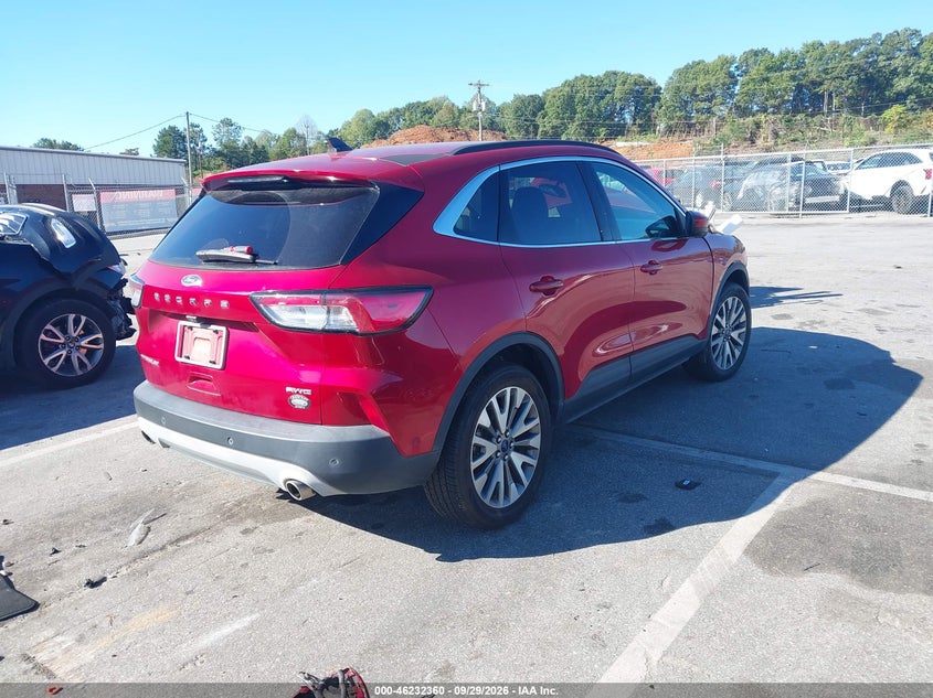 Vin: 1fmcu9j9xmub21471, lot: 46732354, ford escape titanium 20214