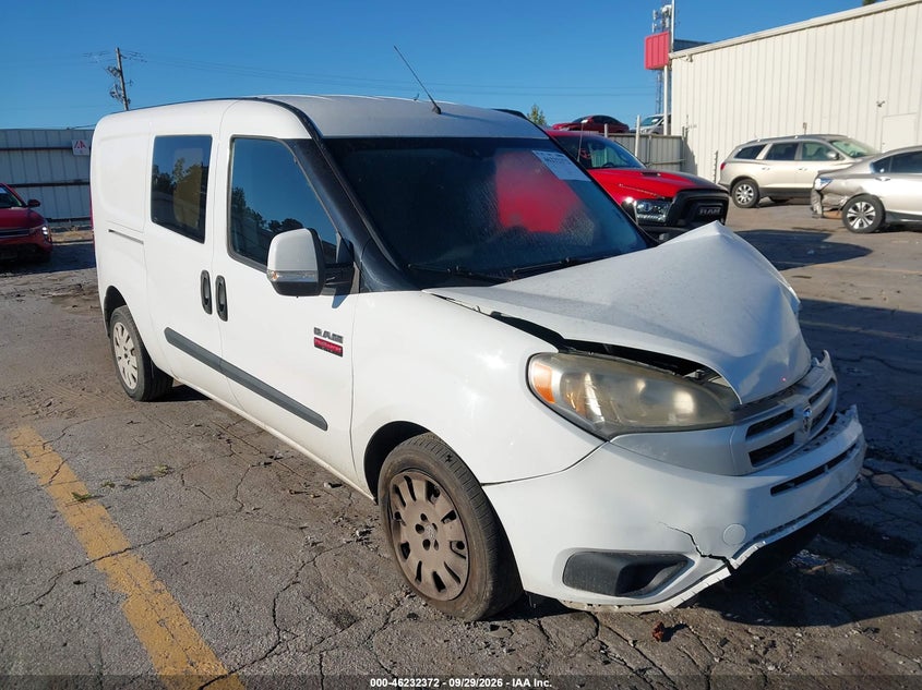 Vin: zfberfbb5h6e51811, lot: 46732366, ram promaster city tradesman slt 20171