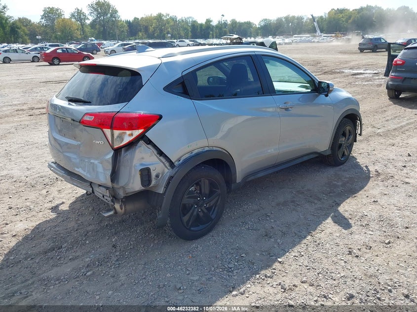 Vin: 3czru6h56nm748040, lot: 46732376, honda hr-v awd ex 20224