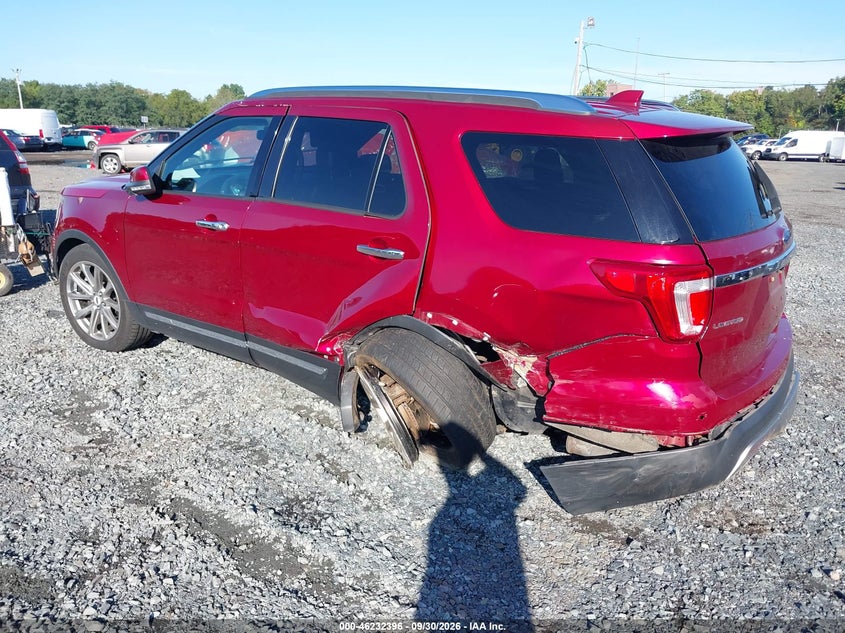 Vin: 1fm5k8f82ggb32279, lot: 46732390, ford explorer limited 20163