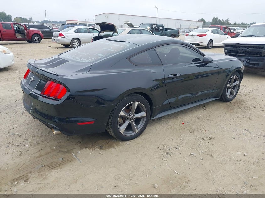 Vin: 1fa6p8am9f5329562, lot: 46732410, ford mustang v6 20154