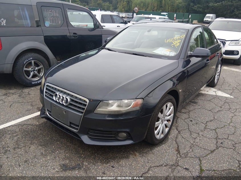 AUDI A4 2012 VIN WAUBFAFL2CN005350