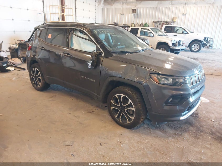 Vin: 3c4njdcb3nt112115, lot: 46732488, jeep compass limited 4x4 2022 img_1