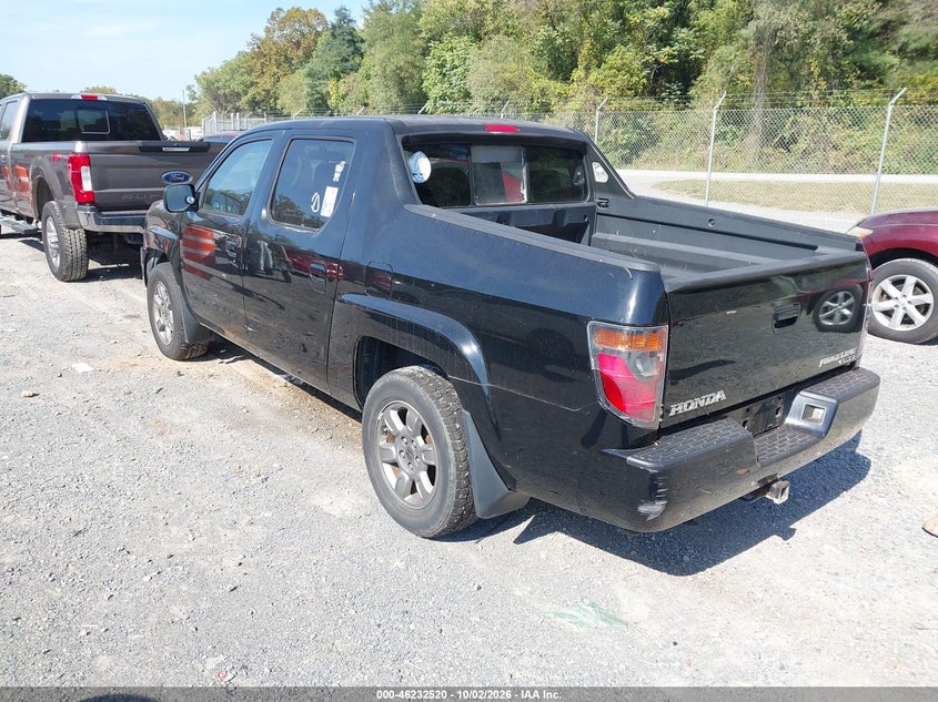 HONDA RIDGELINE 2007 VIN 2HJYK16357H550042