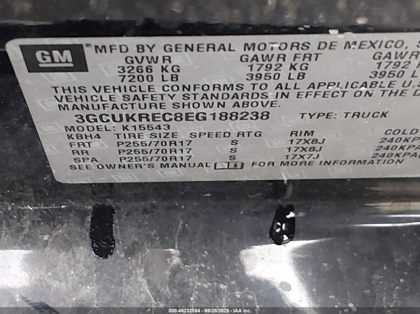 2014 CHEVROLET SILVERADO 1500 1LT · Фото 9