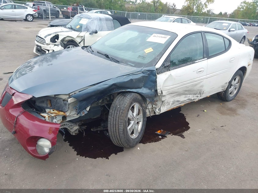 PONTIAC GRAND PRIX 2006 VIN 2G2WP552861135547
