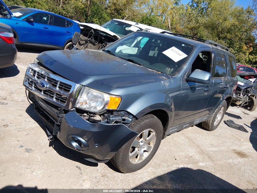 Vin: 1fmcu9egxckb39956, lot: 46732601, ford escape limited 20122