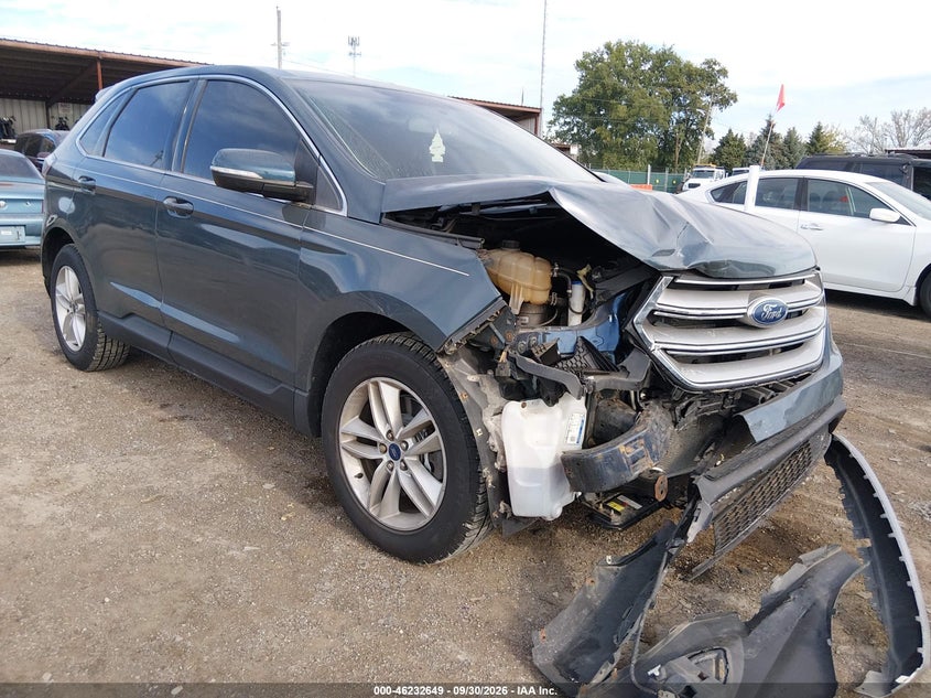 Vin: 2fmpk4j8xgbc08590, lot: 46732643, ford edge sel 20161