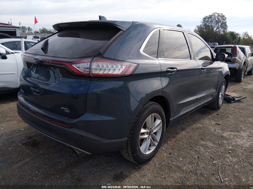 Vin: 2fmpk4j8xgbc08590, lot: 46732643, ford edge sel 20164
