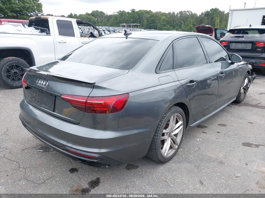 Vin: waueaaf4xma032650, lot: 46732729, audi a4 premium plus 45 tfsi s line quattro s tronic 20214