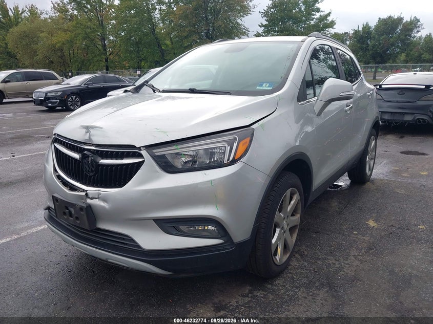 Vin: kl4cjfsb9jb575807, lot: 46732768, buick encore preferred ii 20182