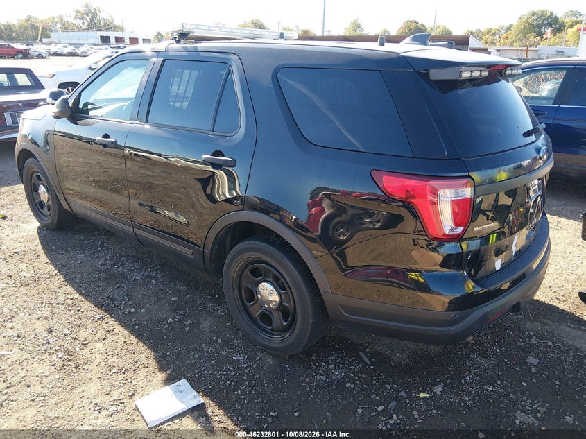 Vin: 1fm5k8ar6jgc74593, lot: 46732795, ford police interceptor utility 20183