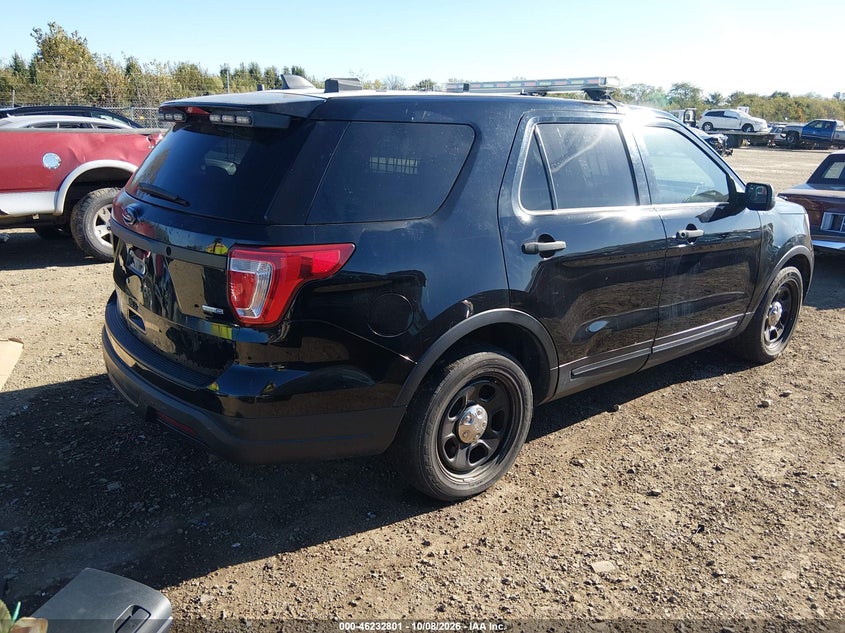 Vin: 1fm5k8ar6jgc74593, lot: 46732795, ford police interceptor utility 20184