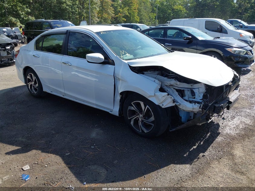 2017 Honda Accord Lx, Перёд, IAAI, VIN 1HGCR2F31HA112913